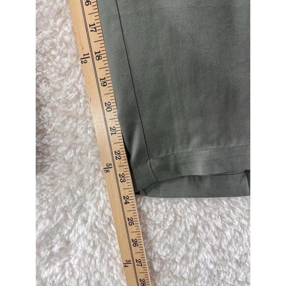 J. Jill Wide Leg Crop Pants Tencel 2X Peatmoss Green Relaxed Lagenlook Casual - Picture 3 of 9